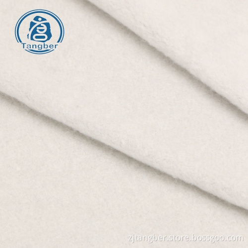 Tissu en molleton uni de type éponge tricoté pour chandails